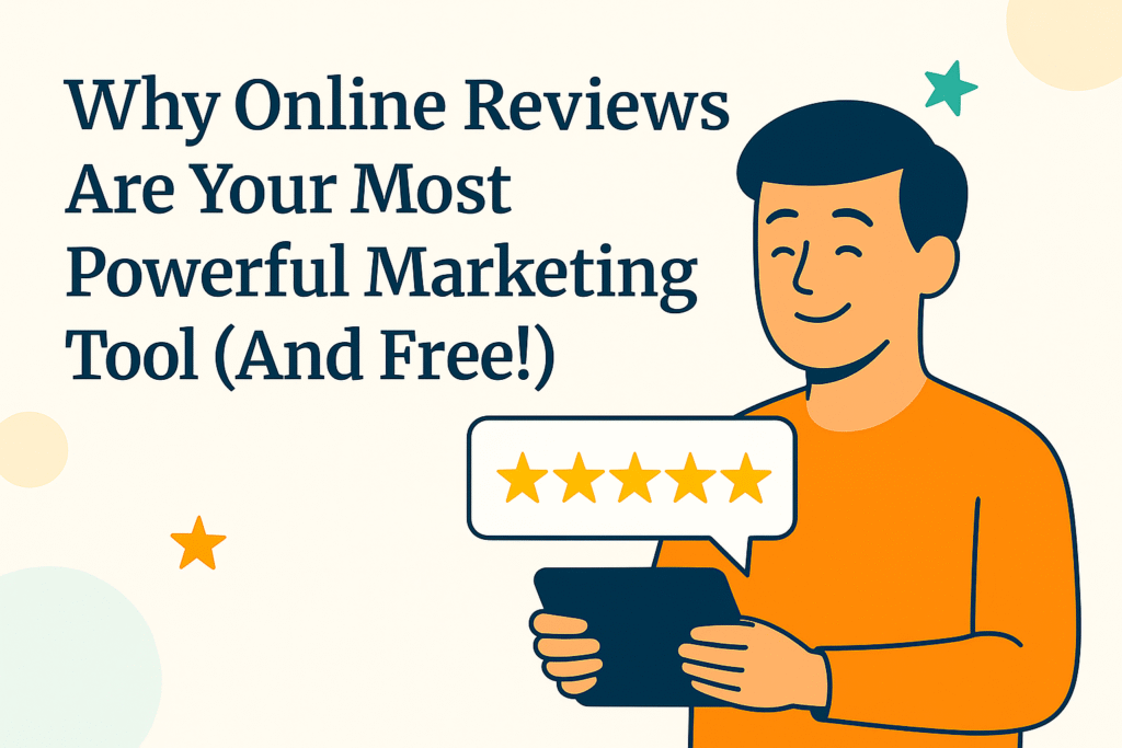 Reviews are a powerful marketing tool
